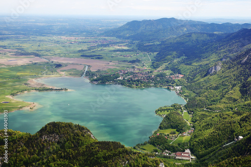 Panorama of Murnauer Moos from Herzogstand, Germany photo