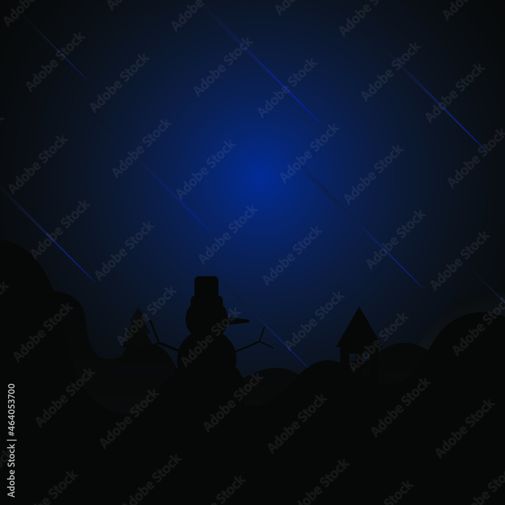 Obraz premium abstract pastel paper cut illustration of winter landscape with cloud.Winter mountain Christmas landscape and snowflake.snow scene backgroun.Card or invitation.Christmas tree and Star.Vector.Eps10 