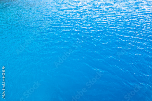 Doldrums on the sea. sea smoothness , low viewing angle. Copy space