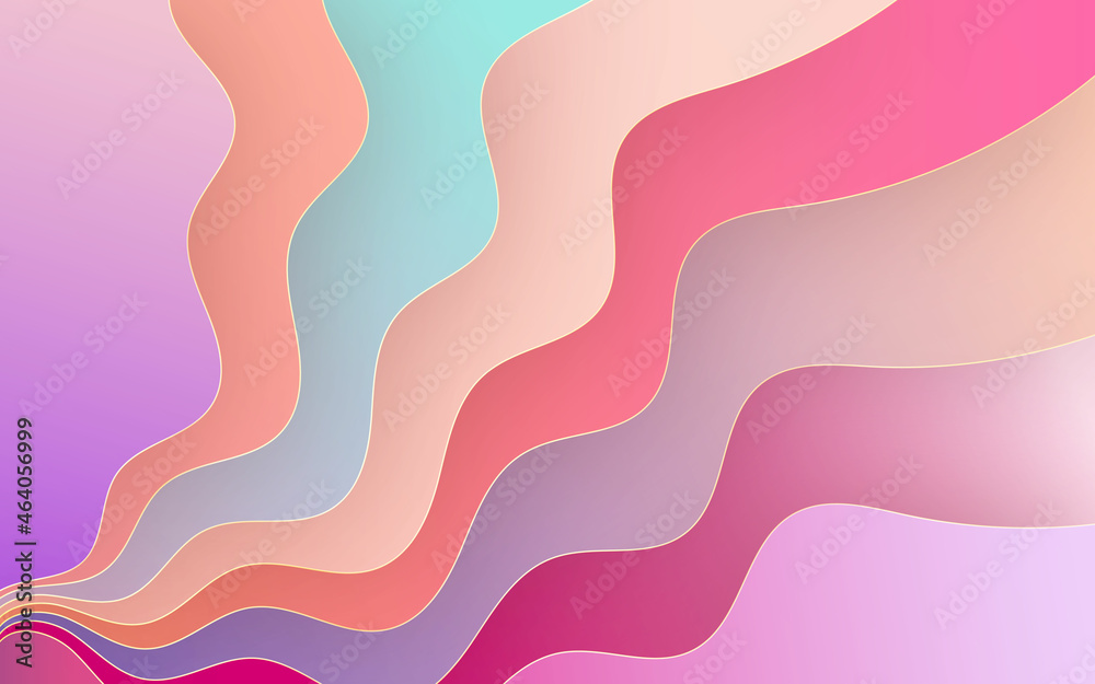 Seamless pattern vibrant color lights and paper background. Colorful wavy gradient shape abstract background with golden strokes. Abstract background of seamless wavy fluid shape. Seamless pattern vibrant color lights and paper background. Colorful wavy gradient shape abstract background with golden strokes. Abstract background of seamless wavy fluid shape.