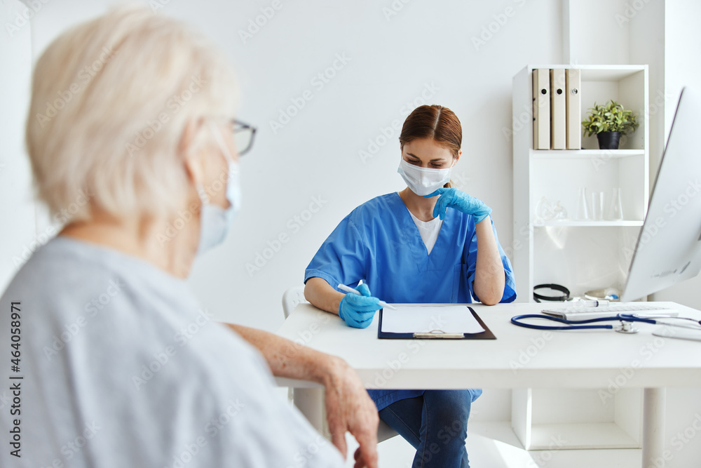 nurse and patient examination health care nurse and patient examination health care
