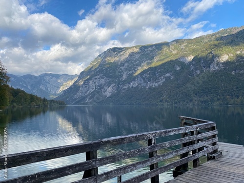 Bohinj lake in Slovenia landscape