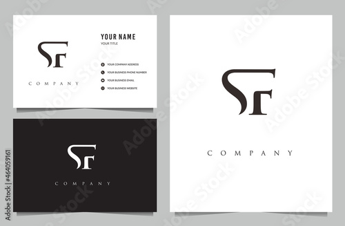 Initial SF logo and business card