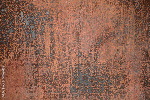 Obraz na płótnie Rusty texture. Old metal corroded surface background. w salonie