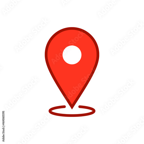 Free Download Location icon, map pin, gps mark pointer vector. - GFXLoad