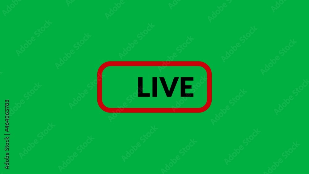 Simple live streaming icon animation. 4k resolution. Simple live streaming icon animation. 4k resolution.