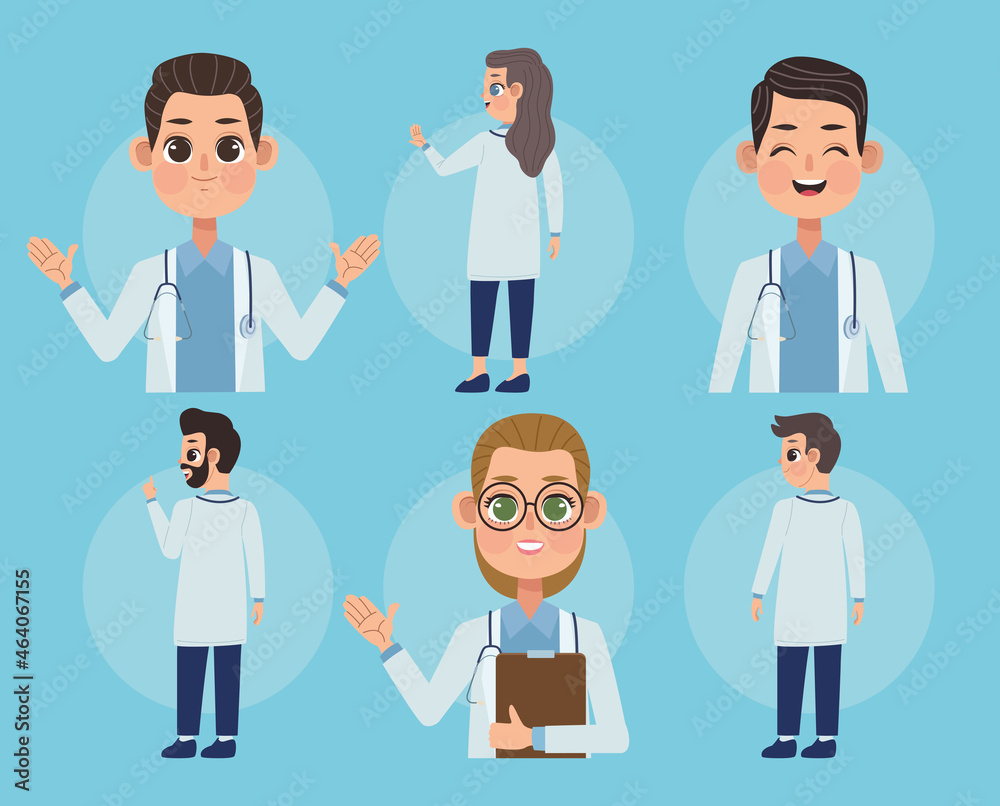 Fototapeta premium group of doctors