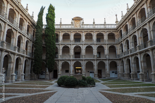 Cloister of the university of Alcalá de henares photo