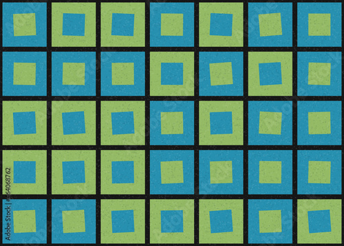 Abstract Geometric Pattern generative computational art illustration