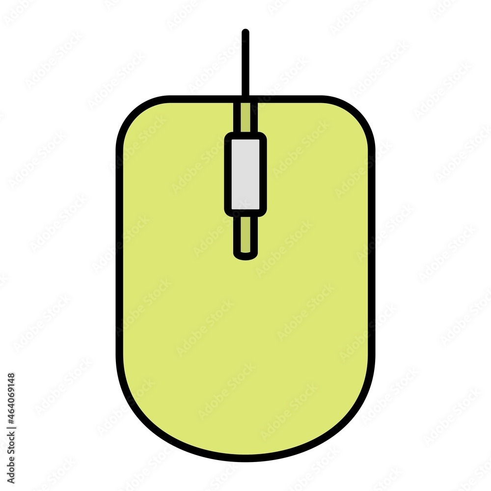 Vector Mouse Filled Outline Icon Design Vector Mouse Filled Outline Icon Design