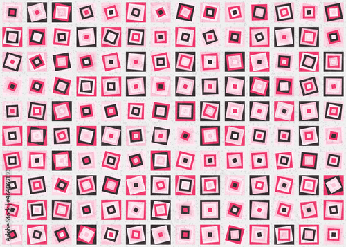 Abstract Geometric Pattern generative computational art illustration