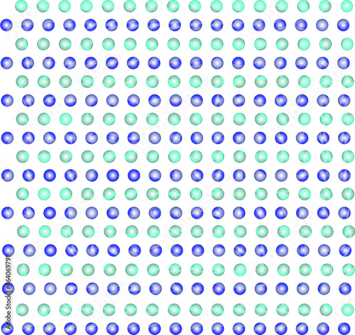 Abstract seamless pattern with blue circle