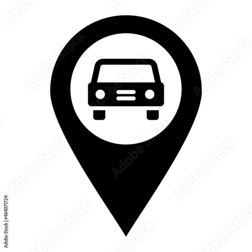 Free Download Vector Car Placeholder Glyph Icon Design - GFXLoad