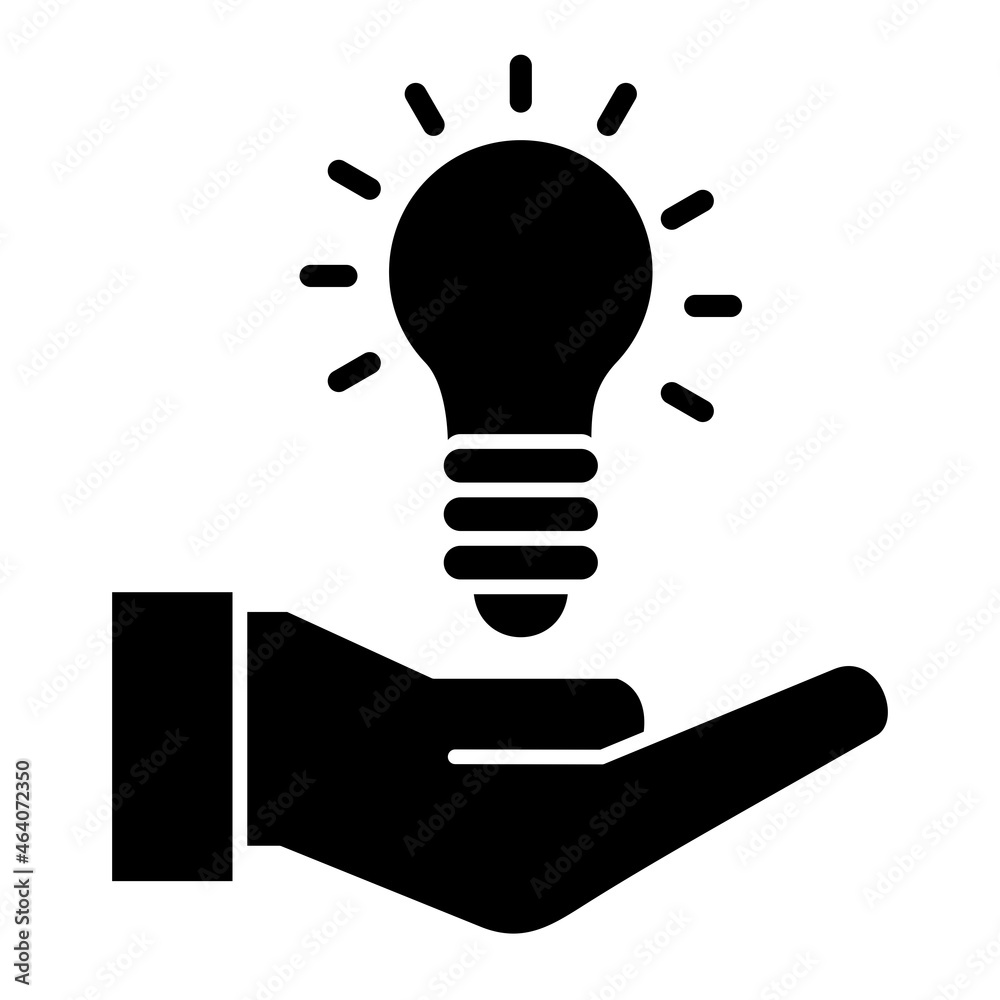 Vector Solution Glyph Icon Design Vector Solution Glyph Icon Design