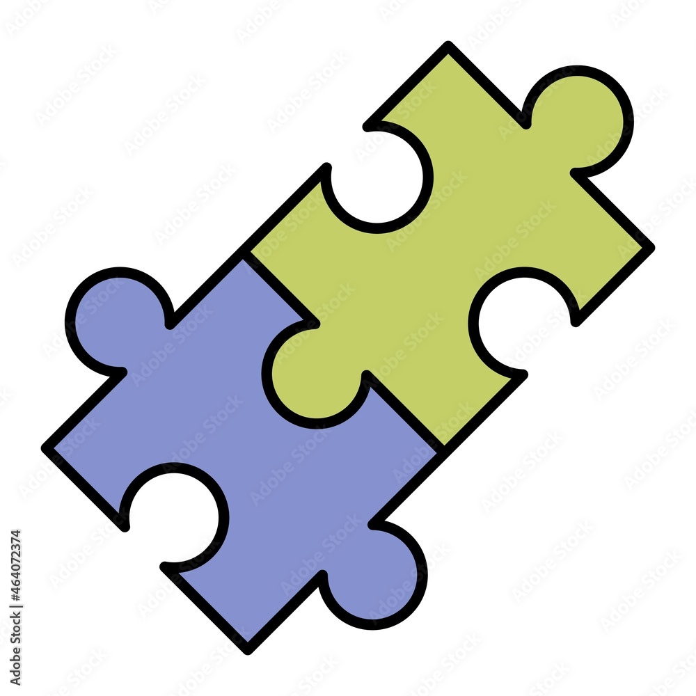 Vector Puzzle Filled Outline Icon Design Vector Puzzle Filled Outline Icon Design