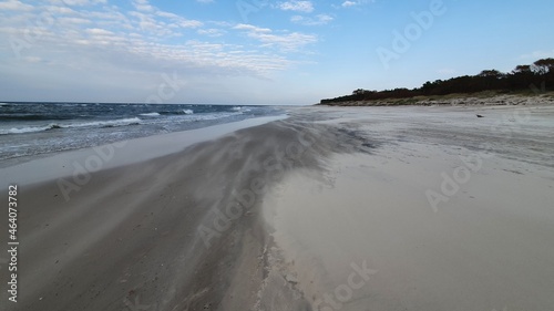 beach in the morning