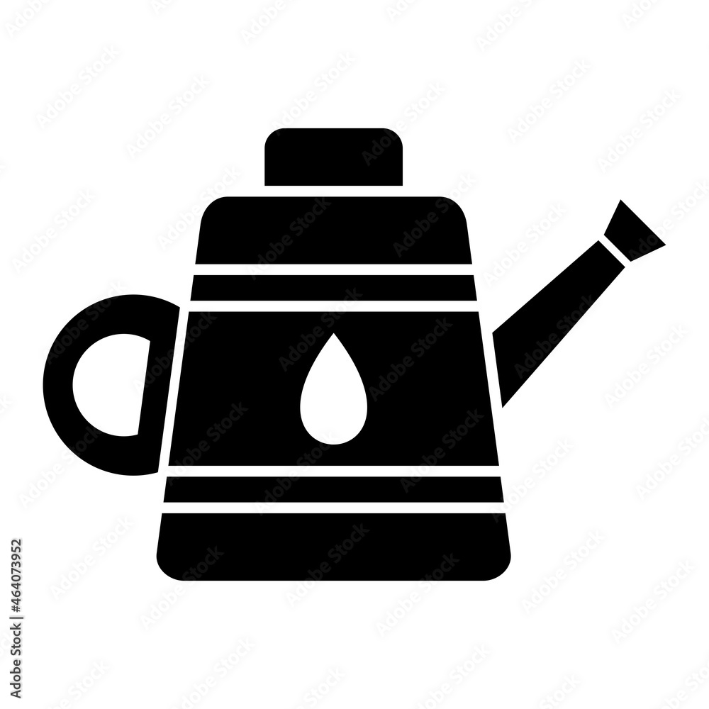 Vector Watering Can Glyph Icon Design Vector Watering Can Glyph Icon Design