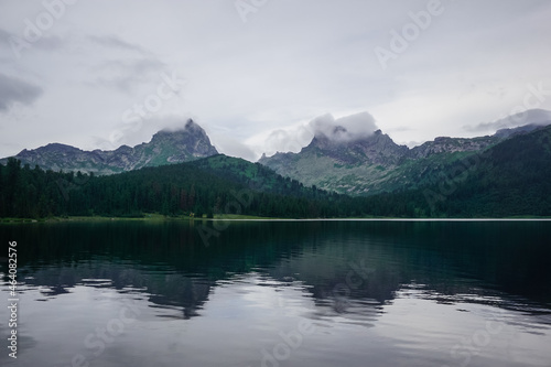 Beautiful mountain lake in Ergaki Natural Park
