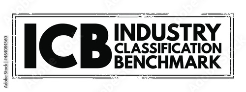 ICB - Industry Classification Benchmark acronym, technology concept background
