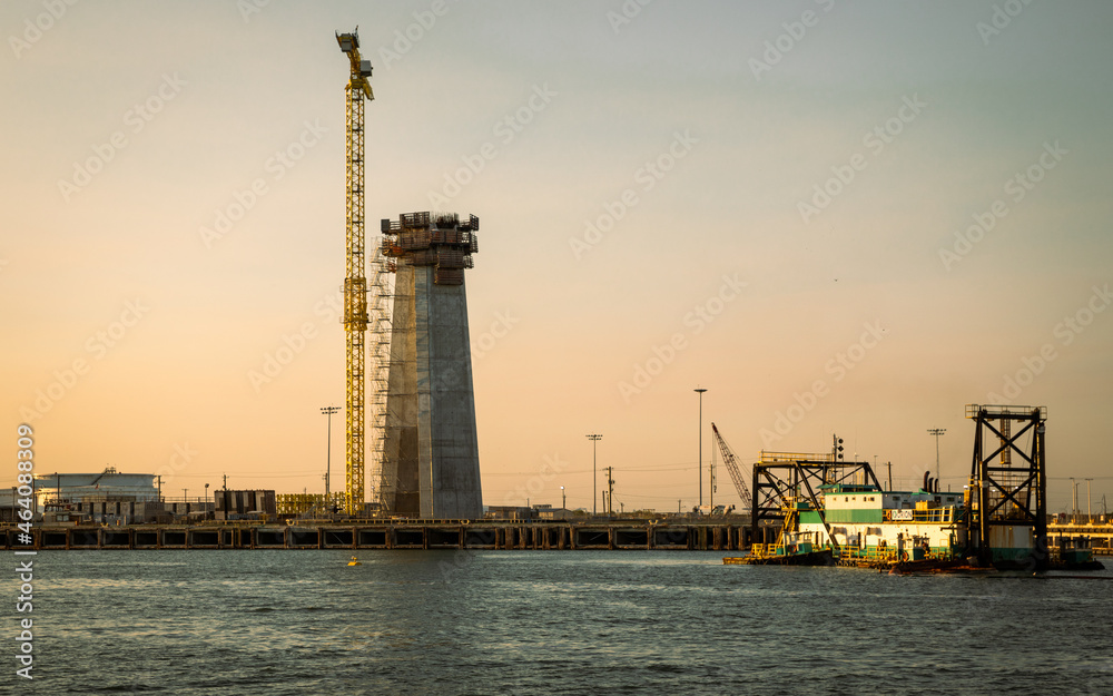 Fototapeta premium Cargo Dock 9 in Corpus christi, Texas.