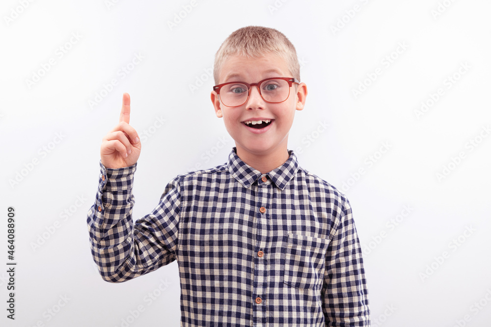 Have idea concept with little boy Have idea concept with little boy