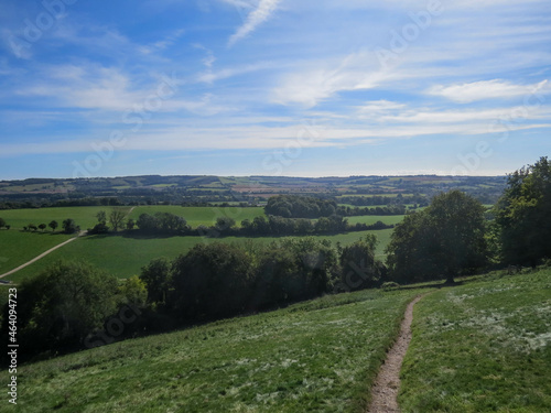 The South Down Way England National Trail a long distance footpath between Exton and Winchester Hampshire