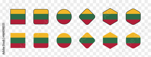 Free Download Lithuania flag isolated. lithuania flag icon. vector illustration - GFXLoad