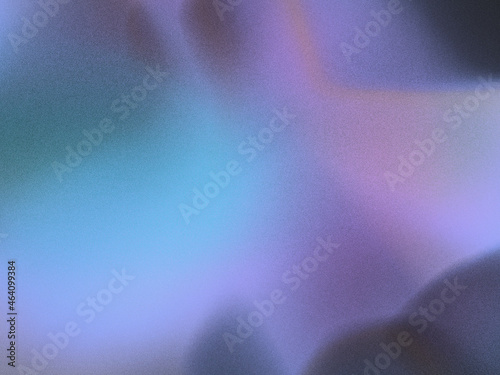 Grainy gradient blue abstract background, Retro soft holographic texture © ghost_friend