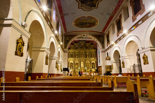 In the Church of Our Lady of Candelaria in Bogota, Colombia photo