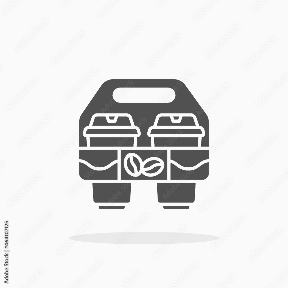 Takeaway Coffee Cup icon. Solid Black. Enjoy this icon for your project. Takeaway Coffee Cup icon. Solid Black. Enjoy this icon for your project.