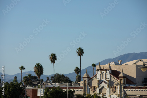 Daytime view of the historic downtown area of San Bernardino, California, USA. photo