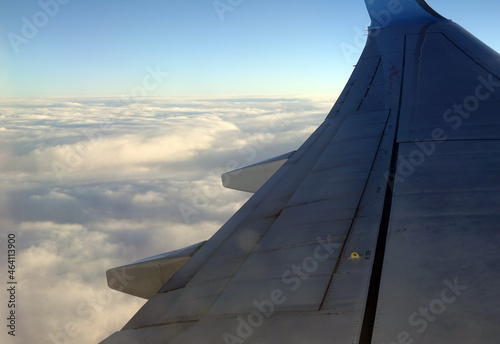Blick aus einem Flugzeug