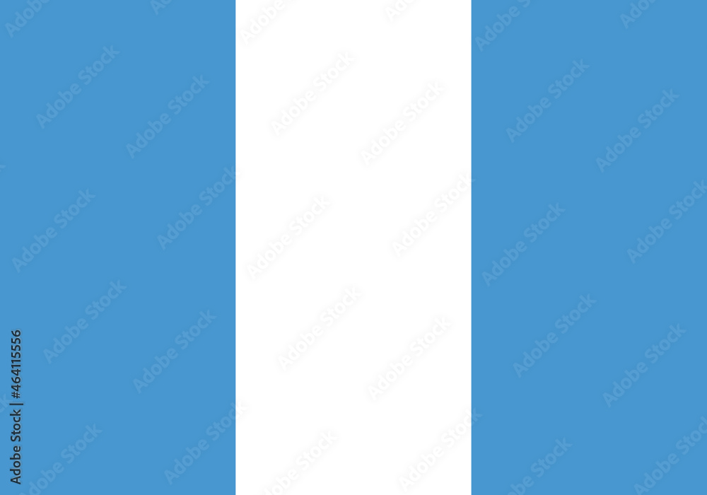 Bandera de Guatemala en azul y blanco