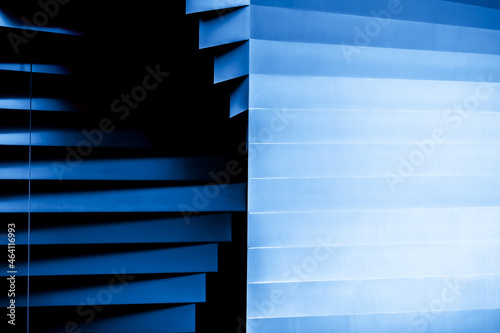 An abstract modern close up shot of a contemporary monument 