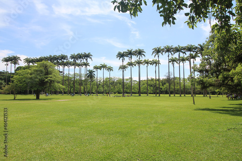 Burle-Marx Municipal park in São José dos Campos, SP, Brazil.