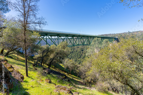 Photography Photo of the Foresthill bridge over the North Fork  American River in Auburn, CA