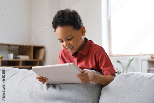 Little African-American boy...