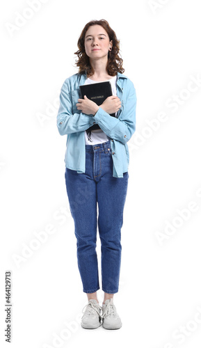 Pretty teenage girl with Ho...