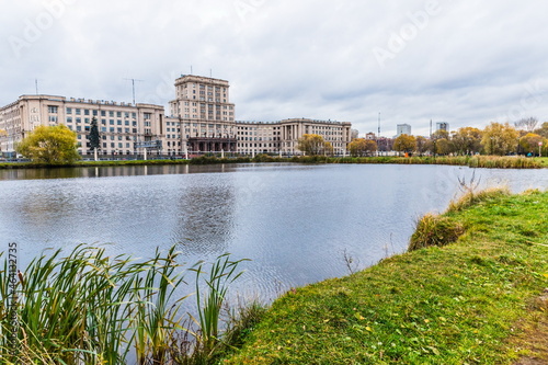Lefortovsky Park, one of the oldest parks in Moscow, Russia