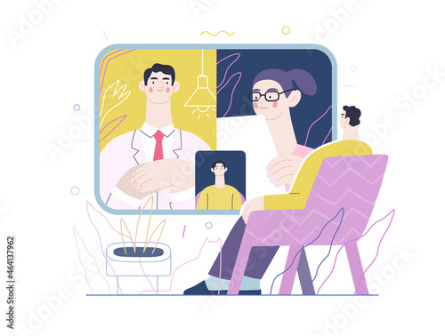 Medical video conference - medical insurance - online doctor service