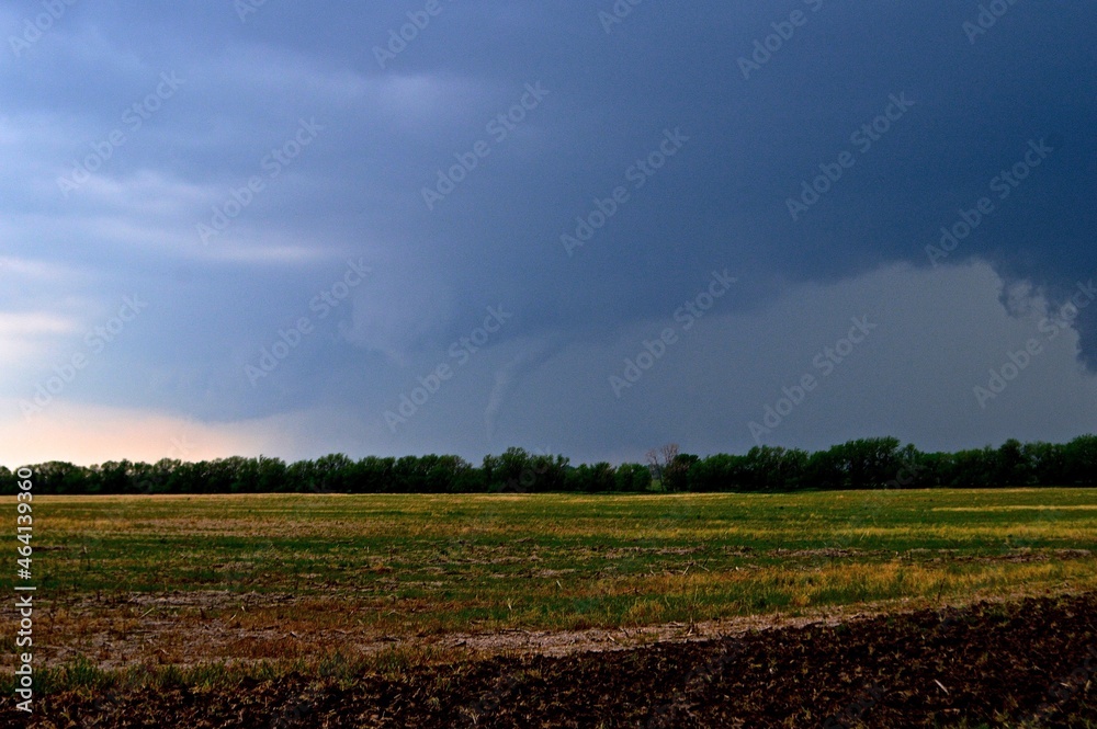 EF-2 intensity tornado near Clearwater, Kansas.
