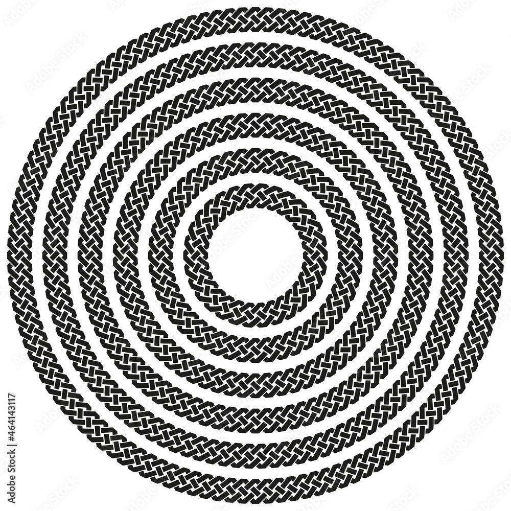 Celtic knotwork round circular border frame in a range of sizes. Celtic knotwork round circular border frame in a range of sizes.