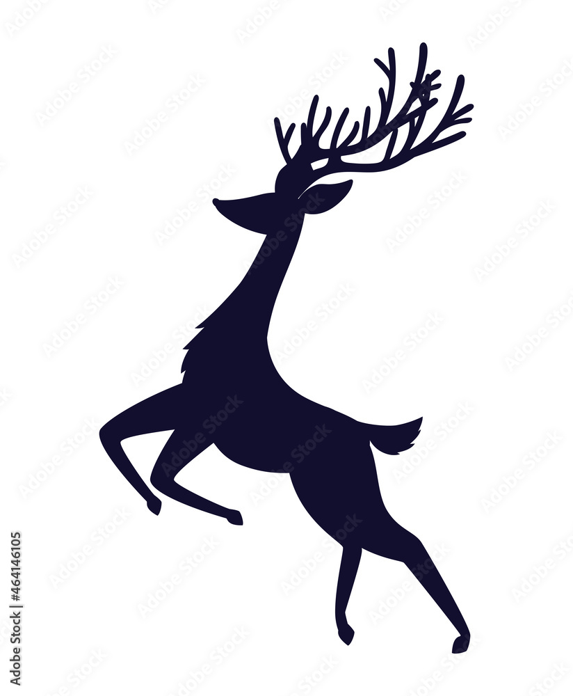 reindeer silhoutte design