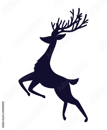 reindeer silhoutte design © grgroup
