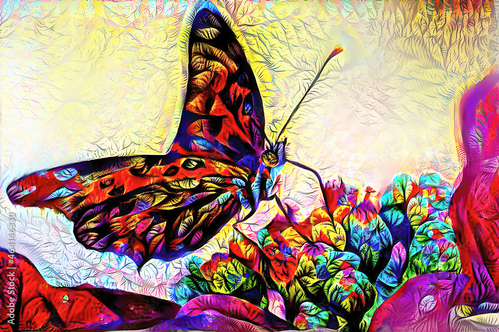 Butterfly Colorfull Art