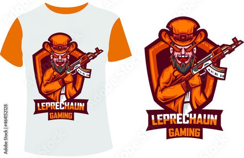 Fighter vector t-shirt design template