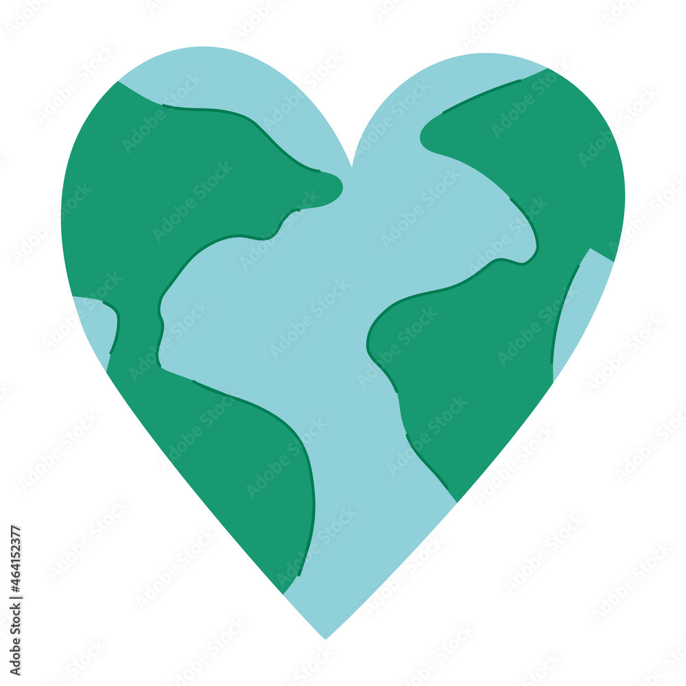 heart planet design