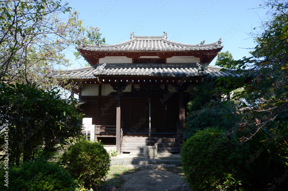 太子道 法楽寺 本堂 奈良県田原本町黒田 太子道 法楽寺 本堂 奈良県田原本町黒田