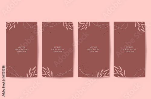 Luxury and elegant social media stories background template