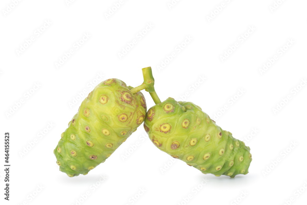 Naklejka premium Great morinda (Morinda citrifolia) isolated on white background.